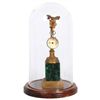 Image 1 : Dore Bronze & Malachite Hanging Ball Timepiece