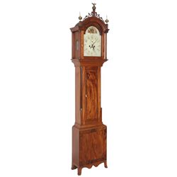 Mahogany Massachusetts Tall Case Clock