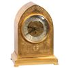 Image 1 : Lg. Gilt Bronze Beehive Mantle Clock
