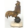 Image 5 : French Bronze Rooster Clock
