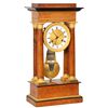 Image 1 : French Empire Pinwheel Portico Clock
