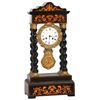 Image 1 : French Empire Inlaid Portico Clock