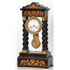 Image 2 : French Empire Inlaid Portico Clock