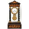 Image 3 : French Empire Inlaid Portico Clock