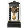 Image 6 : French Empire Inlaid Portico Clock