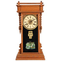 Gilbert “Oriental” Calendar Mantle Clock