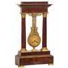 Image 1 : Mahogany & Ormolu Swinging Portico Clock