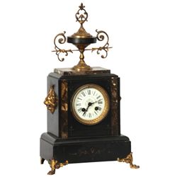 French Marble Mantle Clock