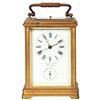 Image 1 : Hour Repeater Brass Carriage Clock w/ Alarm
