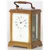 Image 2 : Hour Repeater Brass Carriage Clock w/ Alarm