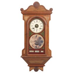 Macomb’s Calendar Clock Co. Wall Clock