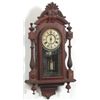 Image 2 : Kroeber Carved Walnut Wall Clock