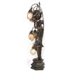 Image 2 : French Figural Standing Newell Lamp w/ Clock