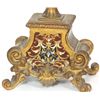 Image 10 : Japy Freres 3 Pc. Champleve Clock Set