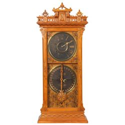 Ithaca No 6 1/2 Shelf Belgrade Calendar Clock