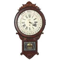 Gilbert Maranville Office Drop Calendar Clock