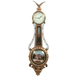 Elmer O. Stennes Girandole Banjo Clock