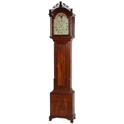 Ansel Turner Mahogany Tall Case Clock