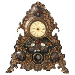 U.S. Clock Co. Iron Front Shelf Clock