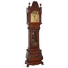 Image 1 : Carved Oak Grandfather Clock