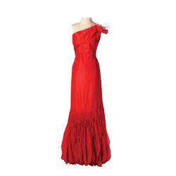 red interview dress Interview Dress In Four-season Stretch For Women