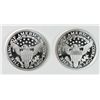 Image 2 : ( 2 ) ONE OUNCE .999 SILVER ROUNDS OLD BUST COIN STYLE