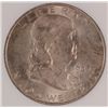Image 2 : 1949-D FRANKLIN HALF DOLLAR, PCI MS-65 FBL  NICE!  GREAT TONING
