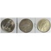 Image 2 : 3-PEACE DOLLARS 1923, 1924 & 1925