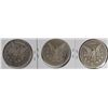 Image 2 : 3-MORGAN DOLLARS 1886-O, 1883-S & 1890-O