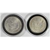 Image 2 : 1882 & 1921-O MORGAN SILVER DOLLAR AU/UNC