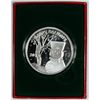 Image 1 : HAPPY HOLIDAYS 2013 ON A ONE Oz .999 SILVER ART ROUND WITH CAPSULE/GIFT BOX