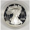 Image 3 : 1995 PROOF AMERICAN SILVER EAGLE, COIN AND VELVET BOX