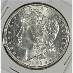 1886 MORGAN SILVER DOLLAR MS63