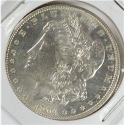 1904 O MORGAN SILVER DOLLAR MS63