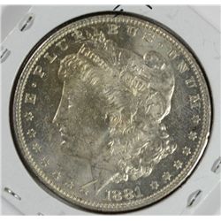 1881 O MORGAN SILVER DOLLAR MS63