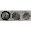 Image 2 : 3-MORGAN SILVER DOLLARS, ALL HIGH END AU/UNC