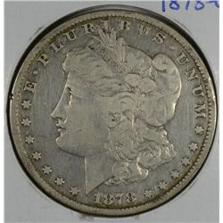 1878 CC MORGAN SILVER DOLLAR FINE SCRATCHES
