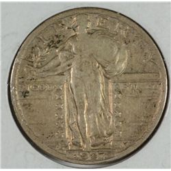 1927 STANDING LIBERTY QUARTER XF