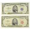 Image 3 : 30-$5 RED / BLUE SEAL CURRENCY, AVG CIRCULATED CONDITION