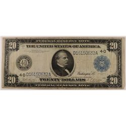 1914 $20 FEDERAL RESERVE NOTE