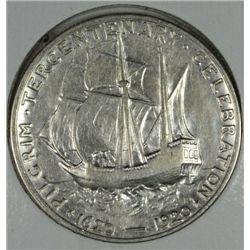 1920 PILGRIM COMMEM HALF DOLLAR VF