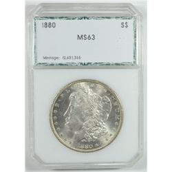 1880 MORGAN DOLLAR PCI MS63