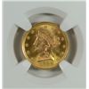 Image 2 : 1899 $2.50 GOLD LIBERTY NGC MS67