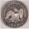 Image 2 : 1858-O SEATED HALF DOLLAR, AU-58  SUPER
