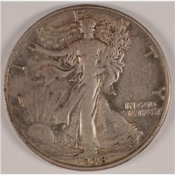 1938-D WALKING LIBERTY HALF DOLLAR XF-AU ORIGINAL