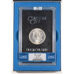 1883-CC MORGAN SILVER DOLLAR, NGC MS-64 GSA  WITH BOX