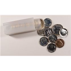A ROLL OF 50 PROOF SILVER DIMES 1964 AND OLDER