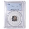 Image 1 : 1907 BARBER DIME PCGS MS64