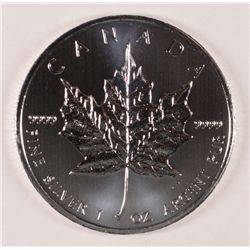 2013 BU CANADIAN MAPLE LEAF, ONE OUNCE .9999 SILVER