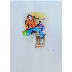 ITZCHAK TARKAY  "Resting Clown"